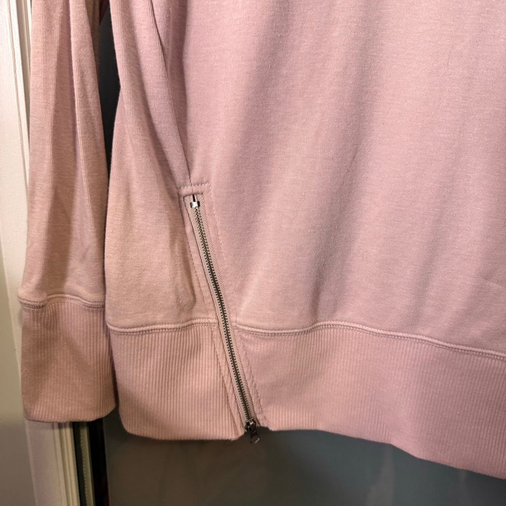 Gaiam Pink Long Sleeve Sweatshirt with Zippers M - Picture 3 of 7